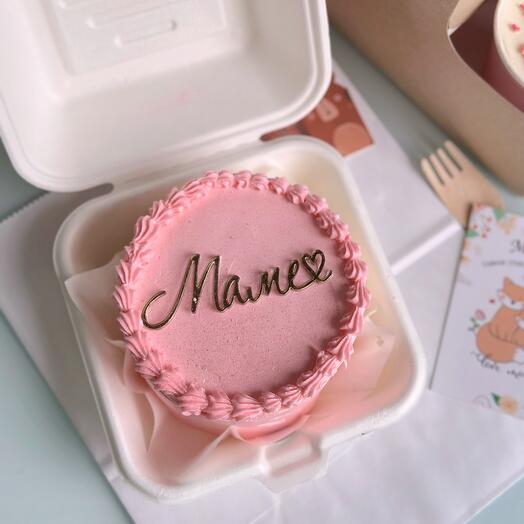 Бенто-торт Маме с рюшами