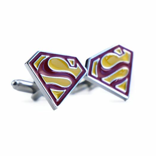 Запонки супер героя Marvel Супермен (Superman)