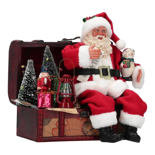 Santa in suitcase