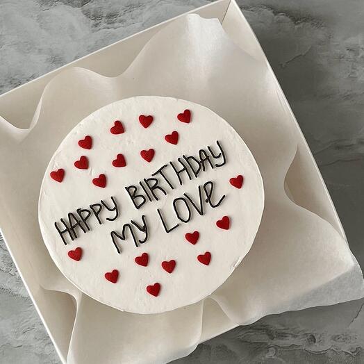 Бенто торт «happy birthday» на день рождения любимому