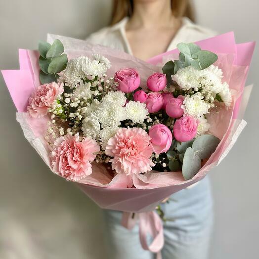 Delicate Bouquet with Peony Rose