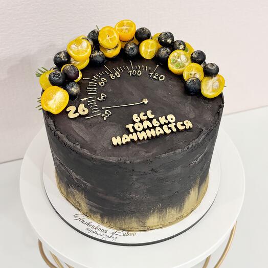 Торт Красный бархат с вишней для мужчины в 🎉