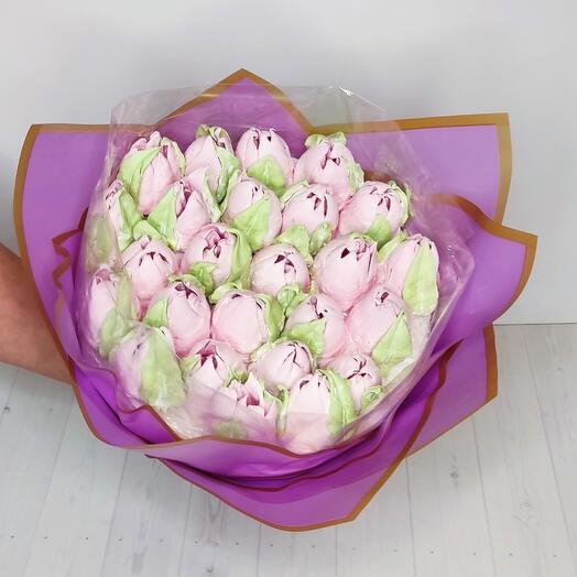 / Ramo de malvaviscos / día de Tatiana / 8 de Marzo / 14 de Febrero / Mamá / Niña / flores y regalos