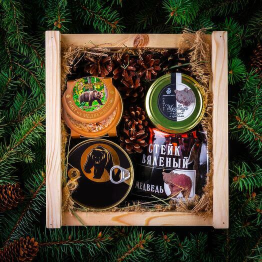 Подарочный набор для мужчин МОНО:Медведь — подарок для мужчины