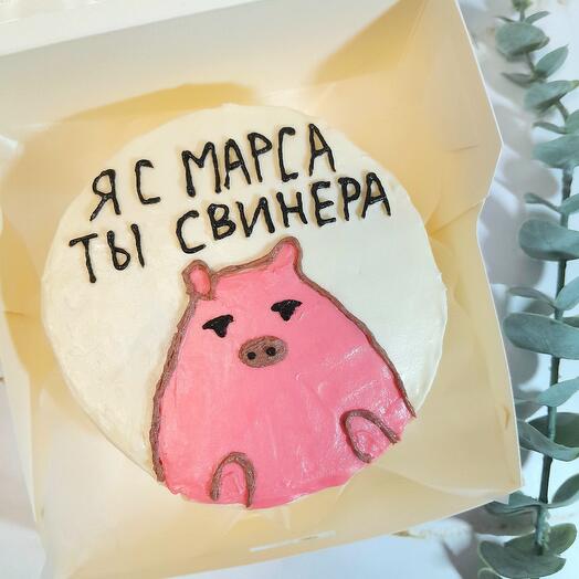 Бенто-торт любимым, я с Марса ты Свинера
