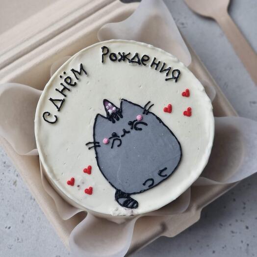 Бенто торт с котиком