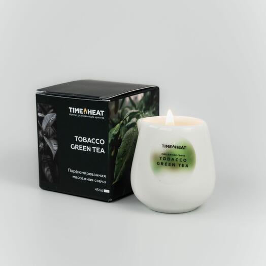 Массажная свеча | Tobacco green tea