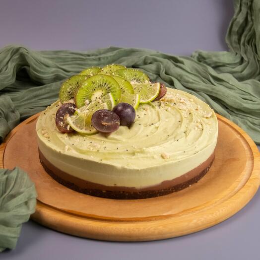 Торт авокадо-шоколад (без сахара, лактозы и глютена)