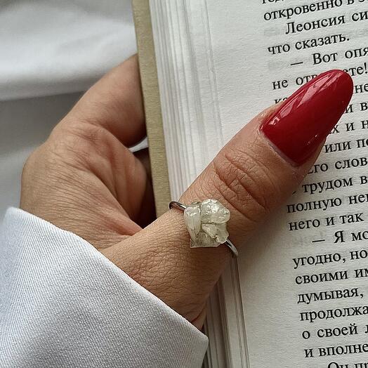 Кольцо с кварцем