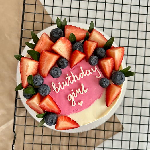 Мини-торт «birthday girl»