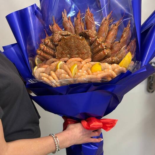 Букет с крабом