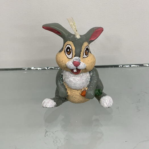 Handmade candle rabbit