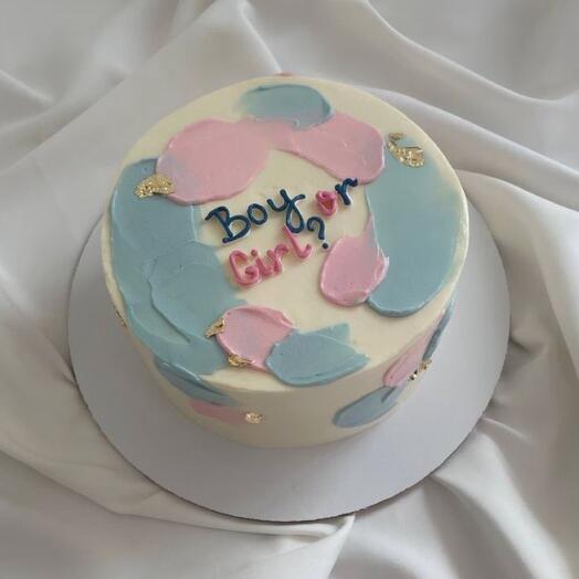 1 kg cake for gender party