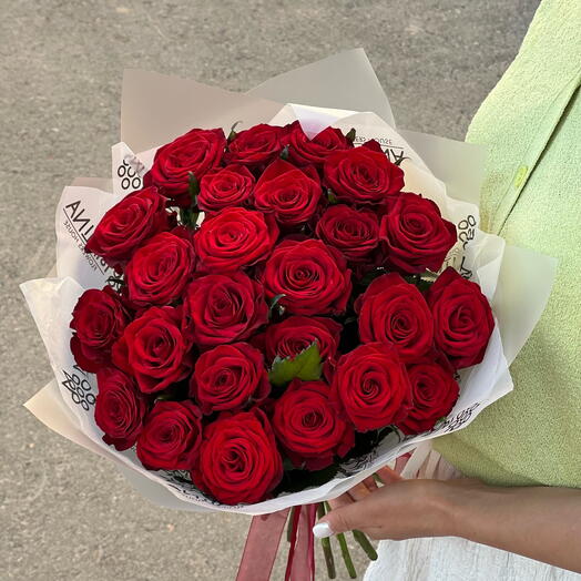 Красные розы 25