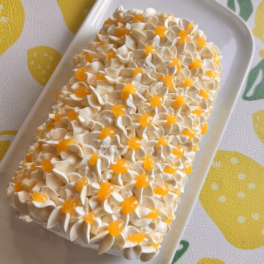 Lemon Swiss Roll cake