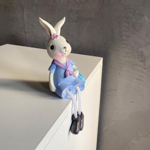 Фигурка «Девочка зайка» с сумочкой