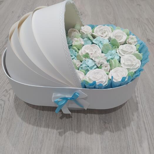 Зефирный букет " К рождению мальчика"