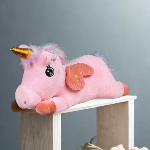 Милая мягкая детская игрушка Единорог