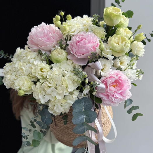 Цветочная корзина её мечты, размера XXL