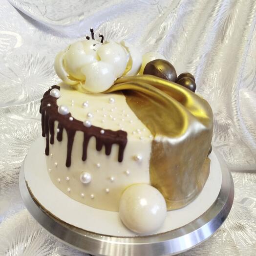 Торт шоколадный цветок