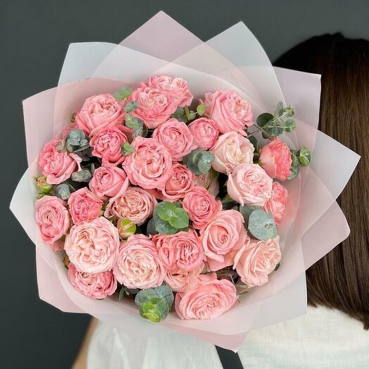 Букет из кустовых роз мадам бомбастик☺️