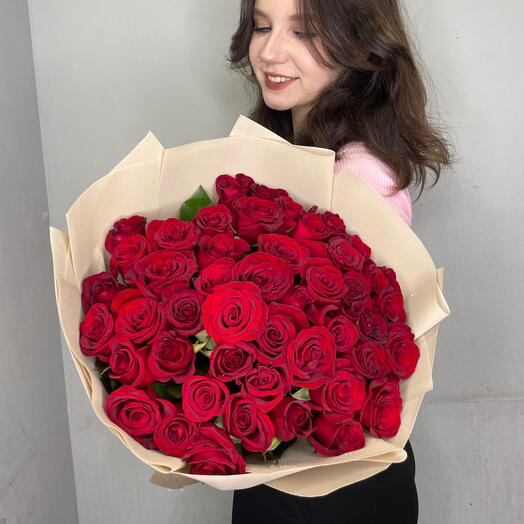 Букет из 51 красной розы