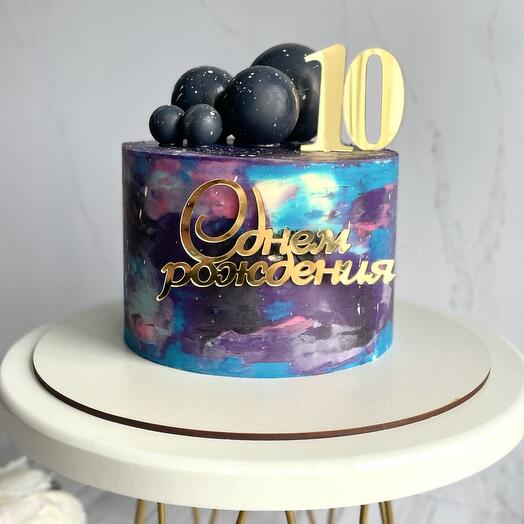 Торт с планетами