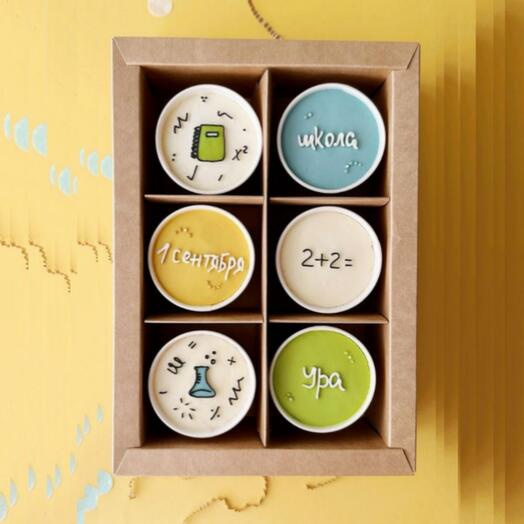 Набор cake to go на 1 сентября 6 шт
