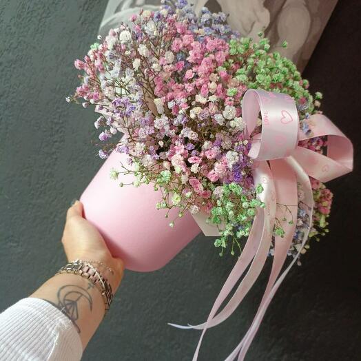Гипсофила в тубусе 💐
