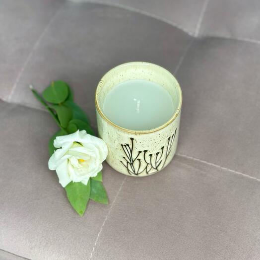 Свеча в керамике