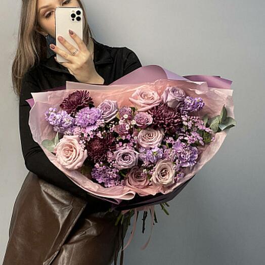 Сборный букет Purple Mist L