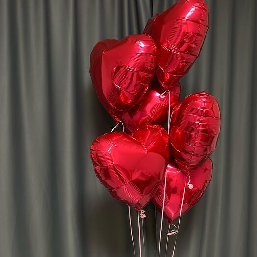 Шары с гелием Сердца ♥️