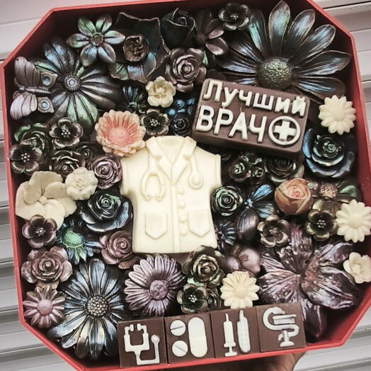 Шоколадные цветы