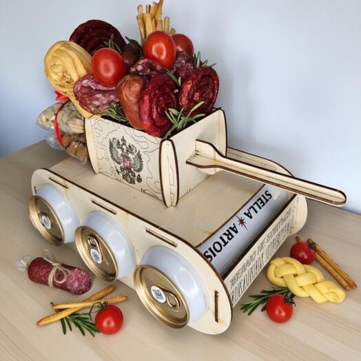 Подарочный танк с мясом для мужчины арт. 10224