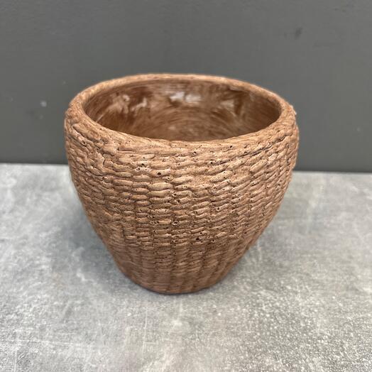 Керамическое кашпо 13*11 Basket FW