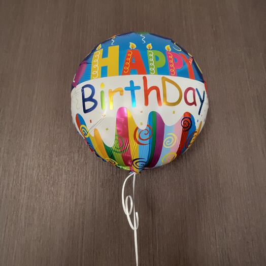 Шар воздушный "Happy birthday"