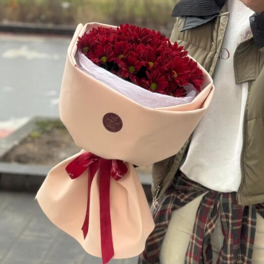 Дыхание осени 🍁 Букет с хризантемой 😍Хризантема кустовая