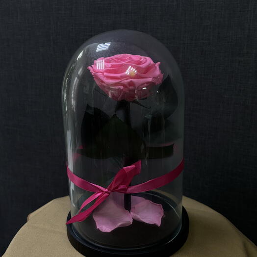Роза в колбе — Pink Premium