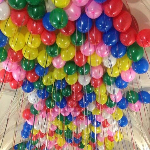 50 цветных шаров
