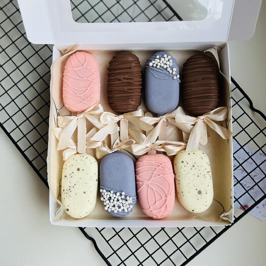 Ассорти мини чизкейков-эскимо 8шт