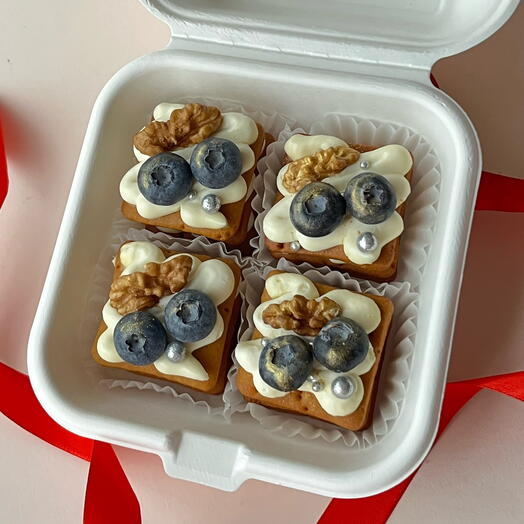 Mini pasteles de miel (juego de 4 piezas)