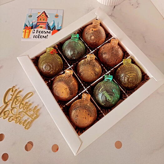 ☕️🫖🎁 🎄 Новогодний Подарочный набор мини чайных бомбочек на 300мл с новым годом 🎄