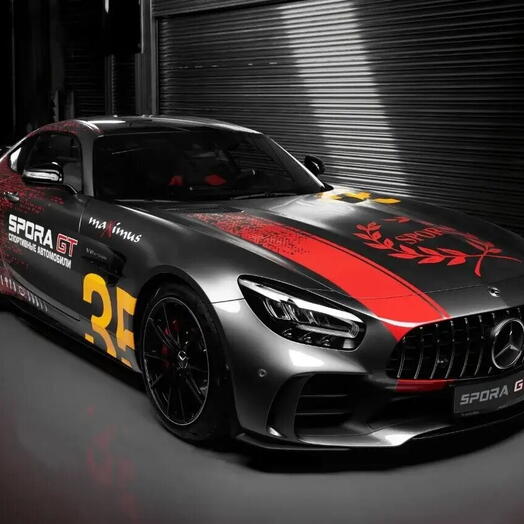 Подарочный сертификат «Заезд на автомобиле Mercedes-Benz AMG GT R» (Пакет 2, 1 человек)