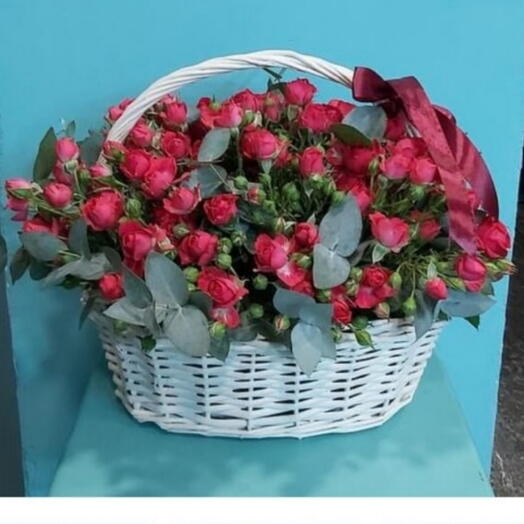 Корзина с цветами5