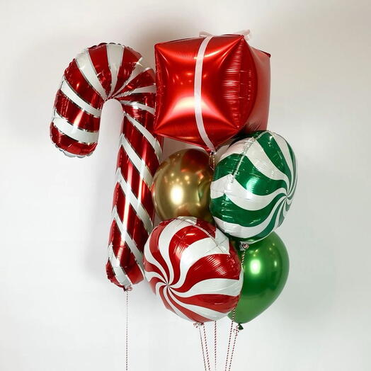 Christmas on the Strand – 6 Balloons (Helium Inflated)