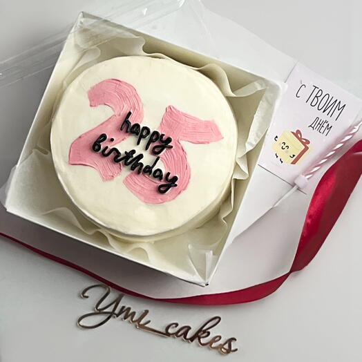 ХИТ! Бенто торт на день рождения happy birthday с цифрой