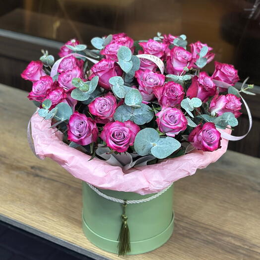 Розы в коробочке