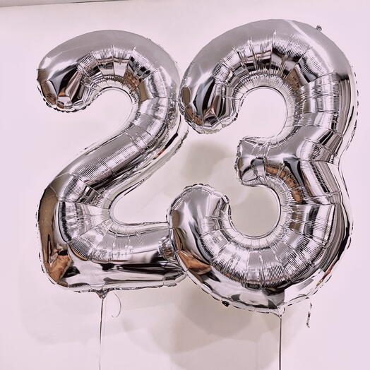 Цифры 23 на день рождения