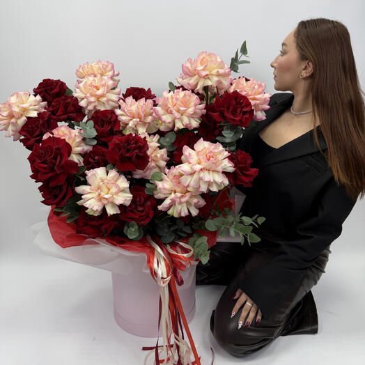 Шикарная композиция Любимой из эквадорских роз