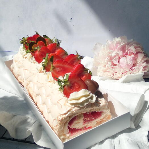 Меренговый рулет Классика